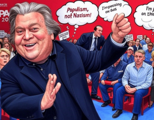 Steve Bannon et le prétendu « salut nazi » à la CPAC 2025 : une polémique grotesque et mal fondée