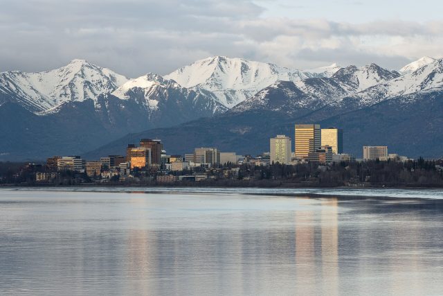 La ville d’Anchorage, en Alaska