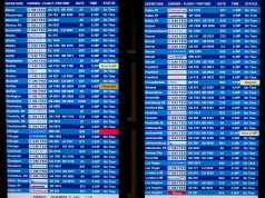 Voyage aux États-Unis : déclaration sanitaire Ebola obligatoire dès le 3 novembre, mode d’emploi Le tableau des départs et arrivées à l’aéroport de Washington-Dulles, aux États-Unis