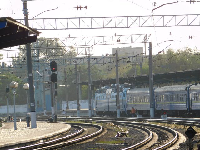La gare ferroviaire de Dnipro, en Ukraine, photographiée en 2019 (photo d’illustration) La gare ferroviaire de Dnipro, en Ukraine, photographiée en 2019 (photo d’illustration)