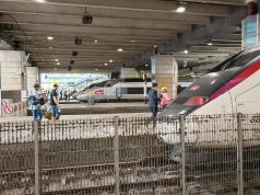 Grève du 5 novembre 2026 : SNCF, écoles, hôpitaux, La Poste… les secteurs appelés à la mobilisation et ce qu’il faut savoir Un TGV à quai dans une gare française (photo d’archives)