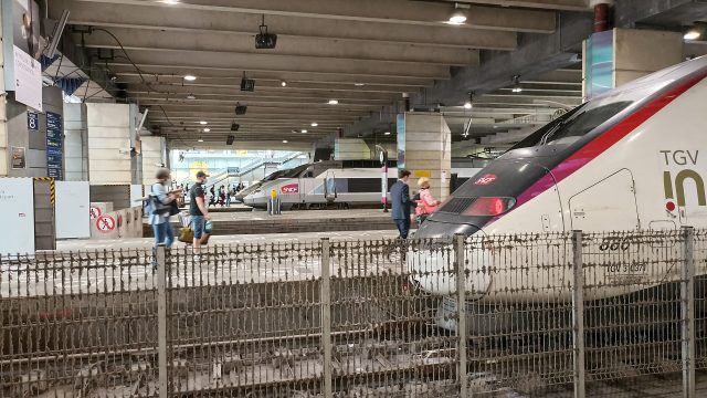 Un TGV à quai dans une gare française (photo d’archives) Un TGV à quai dans une gare française (photo d’archives)