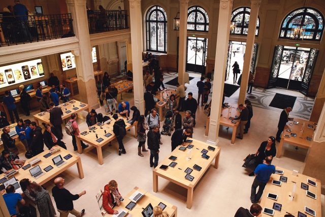 L’Apple Store Opéra, à Paris (photo d’archives) L’Apple Store Opéra, à Paris (photo d’archives)