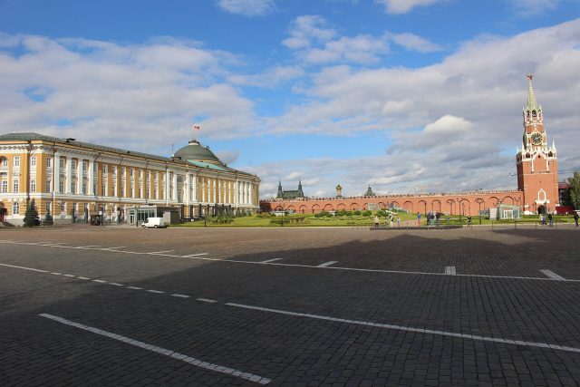 Le bâtiment du Sénat au Kremlin de Moscou Le bâtiment du Sénat au Kremlin de Moscou