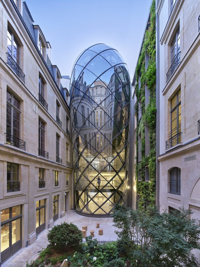 Le bâtiment Le Visionnaire de L’Oréal, conçu par l’architecte Alain Moatti (photo d’archives)