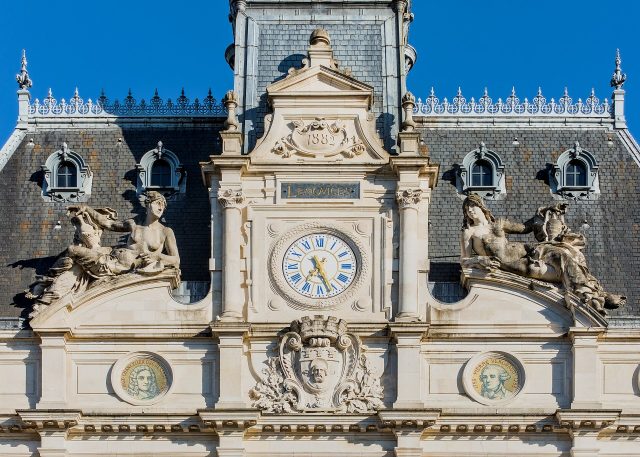 L’hôtel de ville de Limoges avant l’incendie (photo d’archives)