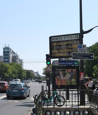Manifestation du 24 octobre à Paris : 24 stations de métro fermées, lignes coupées et couvre-feu à République, le guide pratique de la journée La porte d’Italie, dans le 13e arrondissement de Paris, point de départ du nouveau parcours (photo d’archives)