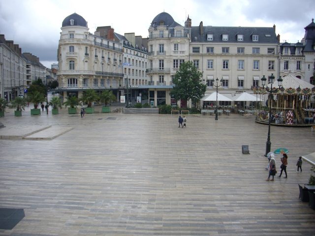 La place du Martroi, au cœur d'Orléans, ville du congrès du Rassemblement national (photo d'illustration)