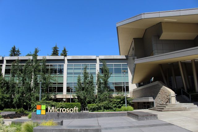 Le bâtiment 92 du campus de Microsoft à Redmond, dans l’État de Washington