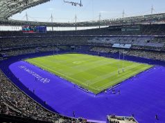 NFL au Stade de France : Steelers – Saints à 14 h 30, sur quelle chaîne et ce qu’il faut savoir sur ce premier match en France Les tribunes et la pelouse du Stade de France, à Saint-Denis (photo d’archives)