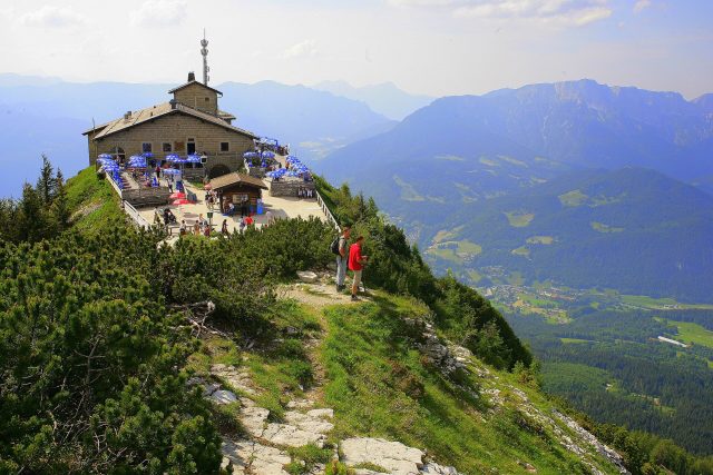Le Kehlsteinhaus, dit « nid d'aigle », perché au-dessus de Berchtesgaden en Bavière (photo d'archives)