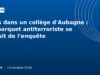 Tirs dans un collège d’Aubagne : le parquet antiterroriste se saisit de l’enquête Tirs dans un collège d'Aubagne : le parquet antiterroriste se saisit de l'enquête