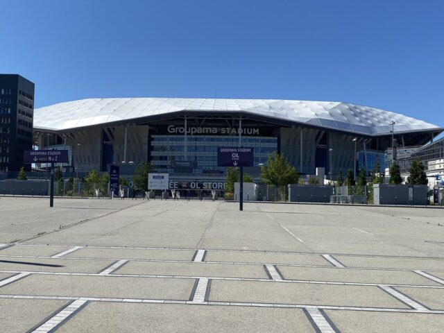 Le Groupama Stadium de l'Olympique lyonnais, à Décines-Charpieu Le Groupama Stadium de l'Olympique lyonnais, à Décines-Charpieu
