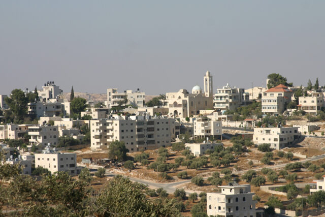 Le village de Taybeh, en Cisjordanie, au nord-est de Ramallah (photo d'archives) Le village de Taybeh, en Cisjordanie, au nord-est de Ramallah (photo d'archives)