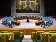 Succession de Guterres à l’ONU : les sept candidats visés par au moins un veto lors d’un vote indicatif La salle du Conseil de sécurité au siège des Nations unies, à New York