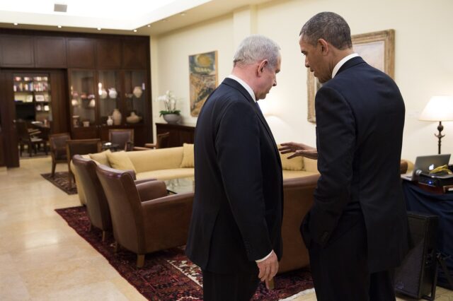 Barack Obama et Benyamin Netanyahou à Jérusalem en mars 2013 Barack Obama et Benyamin Netanyahou à Jérusalem en mars 2013