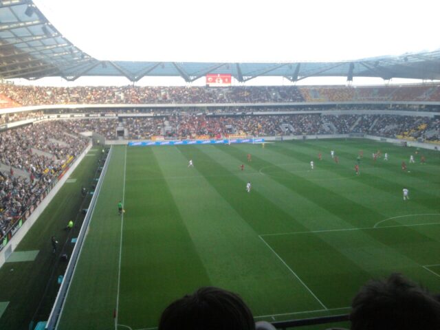 Le stade du Mans, la MMArena, un soir de match Le stade du Mans, la MMArena, un soir de match