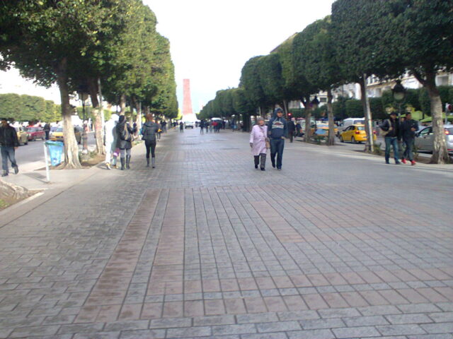L'avenue Habib-Bourguiba, dans le centre de Tunis, où ont défilé les manifestants (photo d'archives) L'avenue Habib-Bourguiba, dans le centre de Tunis, où ont défilé les manifestants (photo d'archives)