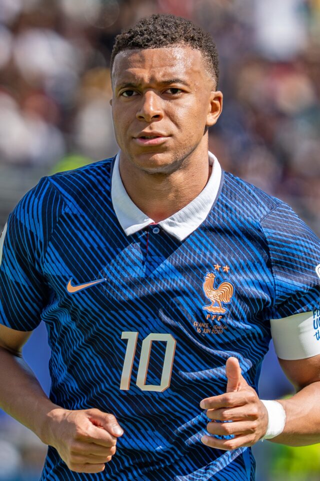 Kylian Mbappé sous le maillot de l'équipe de France lors du match France-Sénégal du 16 juin 2026 Kylian Mbappé sous le maillot de l'équipe de France lors du match France-Sénégal du 16 juin 2026