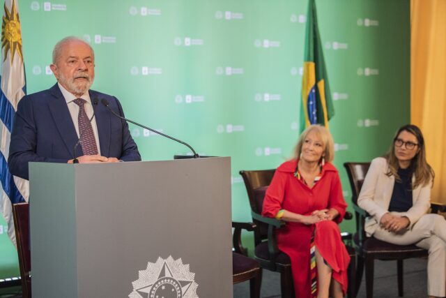 Le président brésilien Luiz Inácio Lula da Silva lors d'une visite à Montevideo en 2023 (photo d'archives) Le président brésilien Luiz Inácio Lula da Silva lors d'une visite à Montevideo en 2023 (photo d'archives)