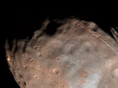 Cap sur les lunes de Mars : la mission japonaise MMX décolle ce soir avec le rover franco-allemand Idefix Phobos, la plus grande lune de Mars, photographiée par la sonde Mars Reconnaissance Orbiter de la NASA