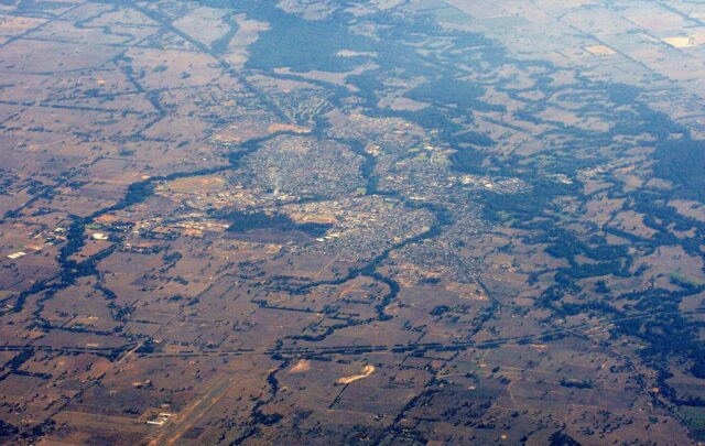 Vue aérienne de Wangaratta, dans l'État de Victoria, en Australie (photo d'archives) Vue aérienne de Wangaratta, dans l'État de Victoria, en Australie (photo d'archives)