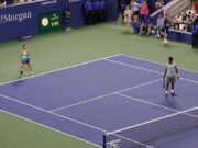 Svitolina et Monfils se séparent après cinq ans de mariage : la joueuse ukrainienne évoque ce que la guerre a provoqué en elle Elina Svitolina et Gaël Monfils à l'US Open 2023 (photo d'archives)