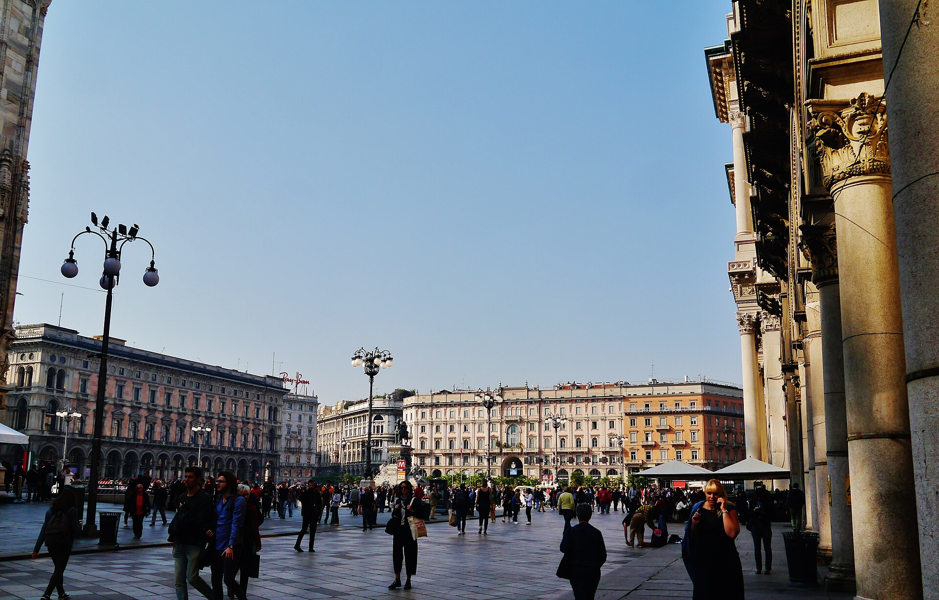 La place du Dôme à Milan (photo d'archives) La place du Dôme à Milan (photo d'archives)