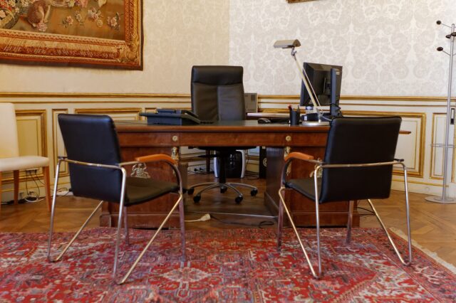 Un bureau de l’hôtel de Matignon, siège du Premier ministre, à Paris Un bureau de l’hôtel de Matignon, siège du Premier ministre, à Paris