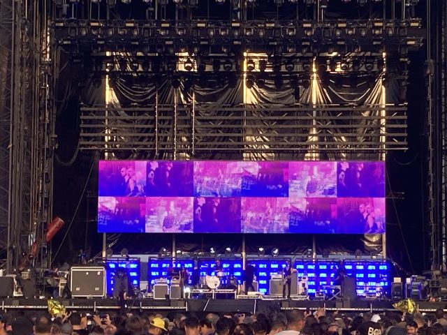 Le groupe Placebo sur scène au festival Firenze Rocks en 2022 Le groupe Placebo sur scène au festival Firenze Rocks en 2022