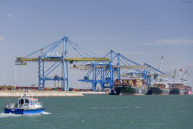 Les terminaux à conteneurs de Port 2000 au Grand port maritime du Havre