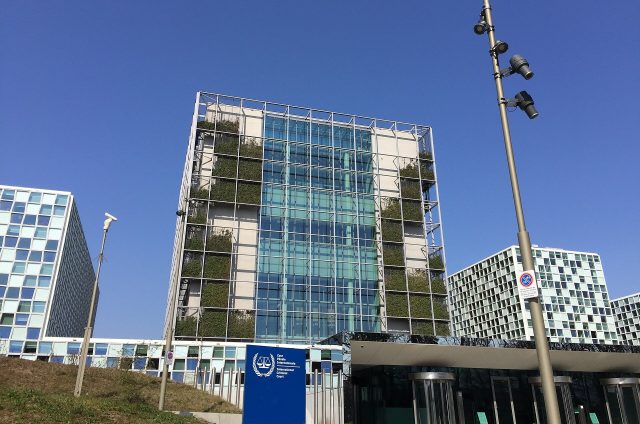 Le siège de la Cour pénale internationale à La Haye, aux Pays-Bas