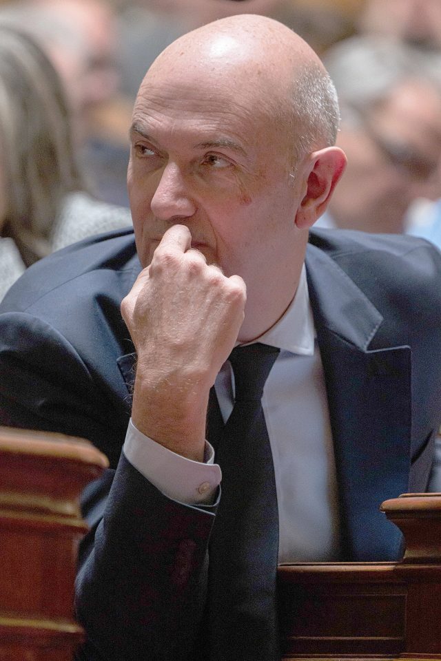 Roland Lescure, ministre de l'Économie, au Sénat Roland Lescure, ministre de l'Économie, au Sénat