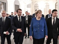 Rencontre Poutine-Zelensky « très bientôt » selon Trump : ce qui est confirmé, ce qui ne l’est pas Vladimir Poutine, Emmanuel Macron, Angela Merkel et Volodymyr Zelensky lors du sommet de Paris en décembre 2019
