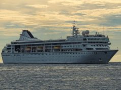 Villa Vie Odyssey : la « croisière à vie » s’arrête au Cambodge, 203 résidents débarqués Le paquebot Villa Vie Odyssey (photo d’illustration)