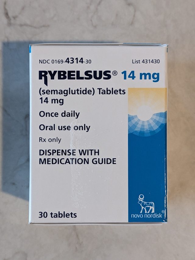 Une boîte de Rybelsus, autre médicament à base de sémaglutide en comprimés (photo d’illustration) Une boîte de Rybelsus, autre médicament à base de sémaglutide en comprimés (photo d’illustration)